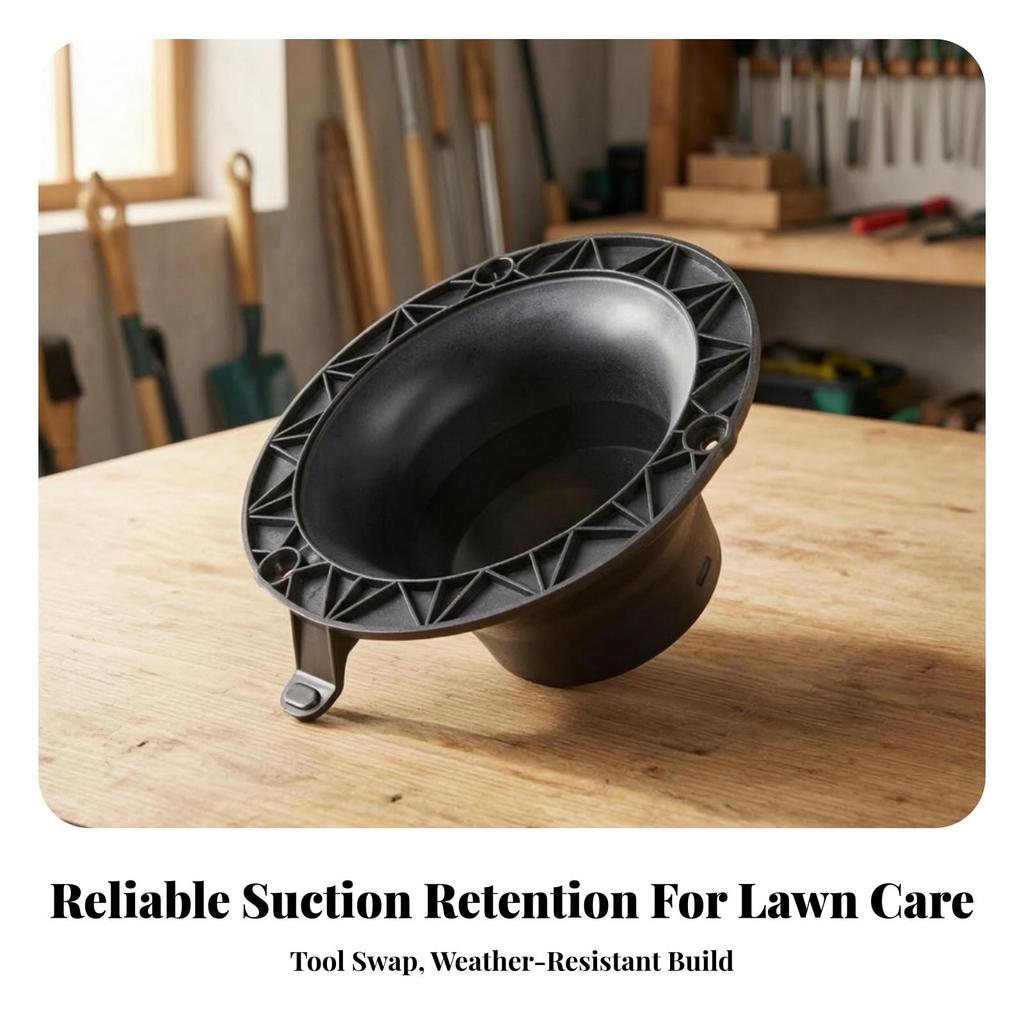 Lawn Vacuum Hose Adapter Simple Install Attachment Dust