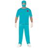 Fiestas Guirca Costume Dokter Mens Polyester Blue Size M