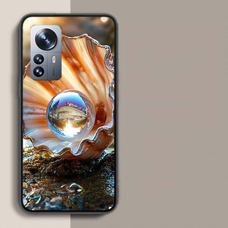 

Beautiful Open Oyster Shell Phone Case For Redmi Note 15 Pro 5G 14 13 12 Pro Plus 11 11T 11E 11S 10 Pro 10S 9 9S Cover Cell Clea Redmi Note 11(11S)4G