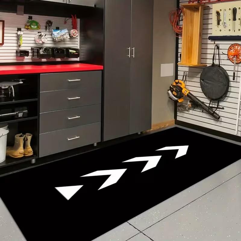 

Motorcycle Carpet Garage Mat Racing Cool Moto Display Motorcycle Display Mat Anti-slip Home Decoration Living Room Rug 40cm x 120cm