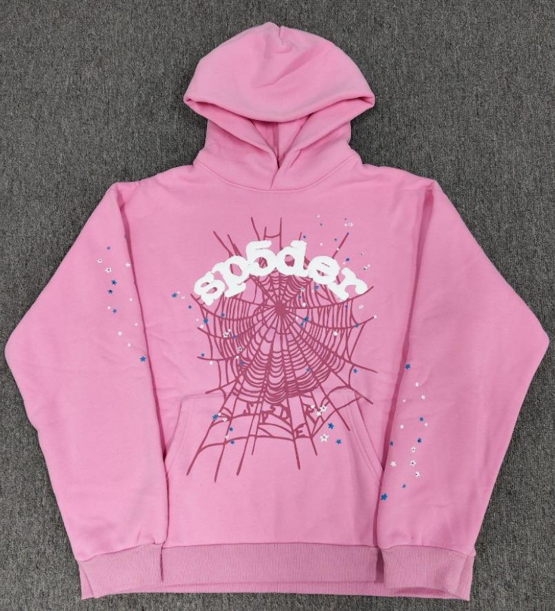 Young Thug Style Spider Web Hoodie Set