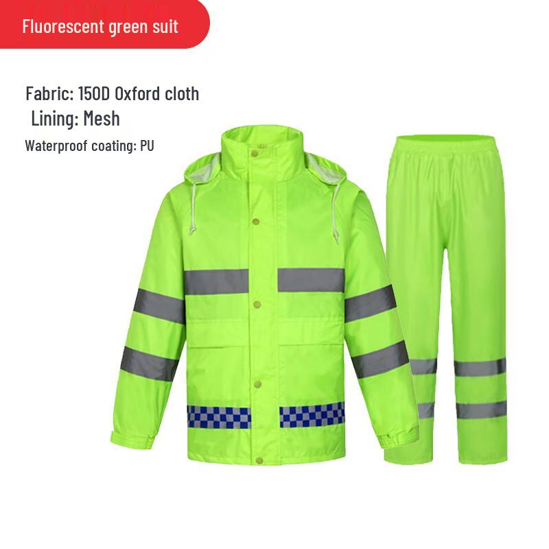 Kids Reflective Two-Piece Rain Suit