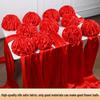 Burning Red Hydrangea Ribbon for Weddings, Openings, and Celebrations