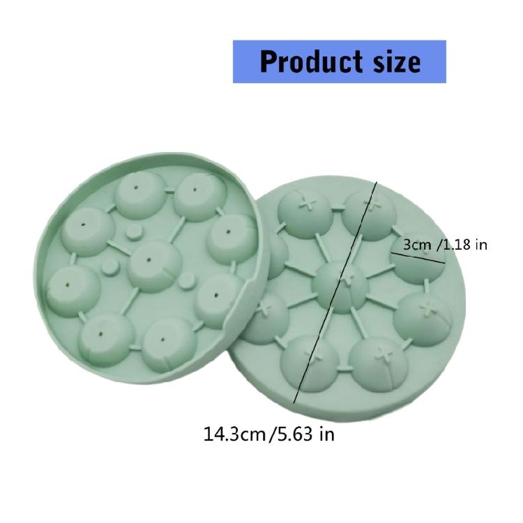 3D Rose Ice Molds Peach Shape Ice Cubes Tray Easy To Release Suitable for Whiskeys Cocktails