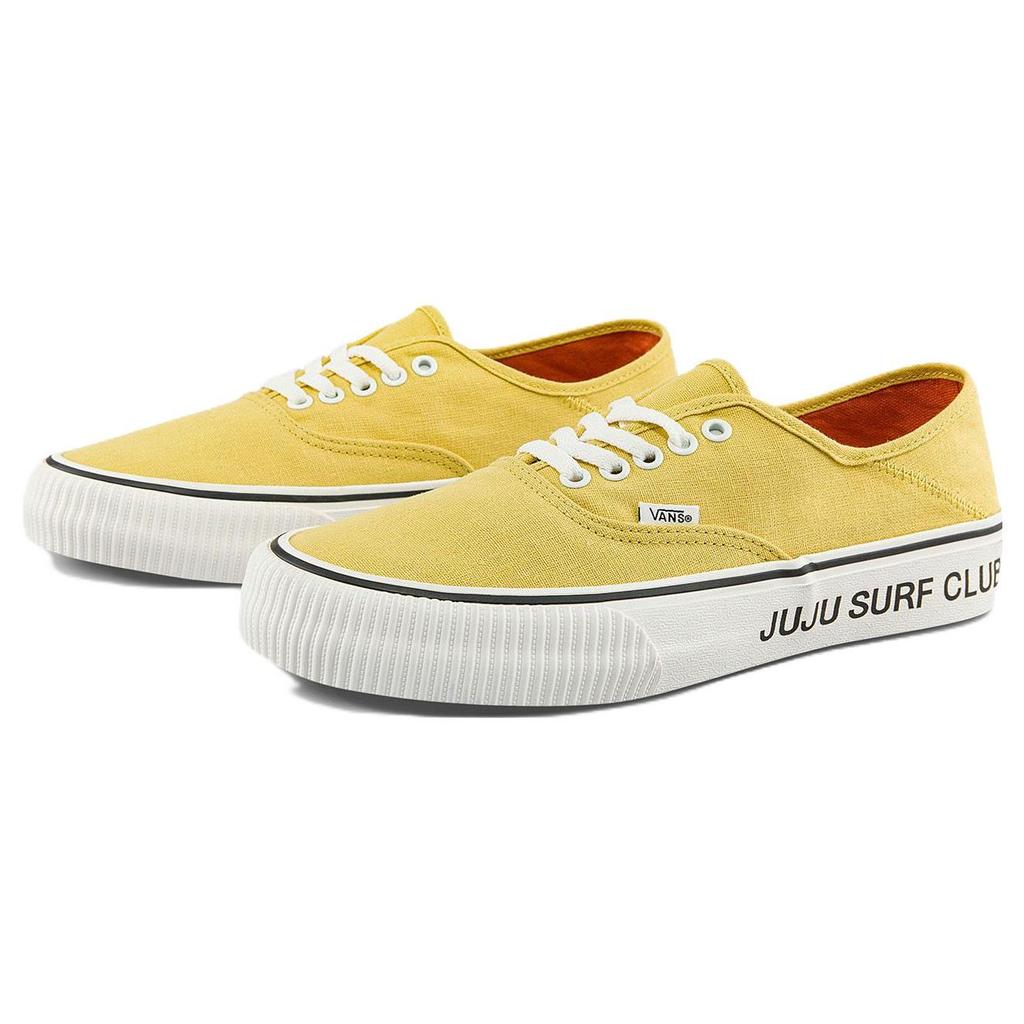 Vans Juju Surf Club X  Authentic Vr3 Sf Classic Casual Low-Top Skate Shoes Unisex Sneakers Yellow VN0A4BX550X