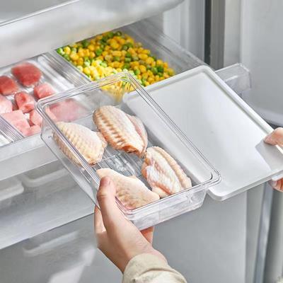 Lebensmittelaufbewahrungsbehälter für Kühlschrank Gefrierschrank Leichter Behälter Kühlschrank Organizer