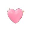 Women's Heart-Shaped Clip-On Mini Bag - 2024 Spring/Summer Chain Heart Bag with Girlish Charm