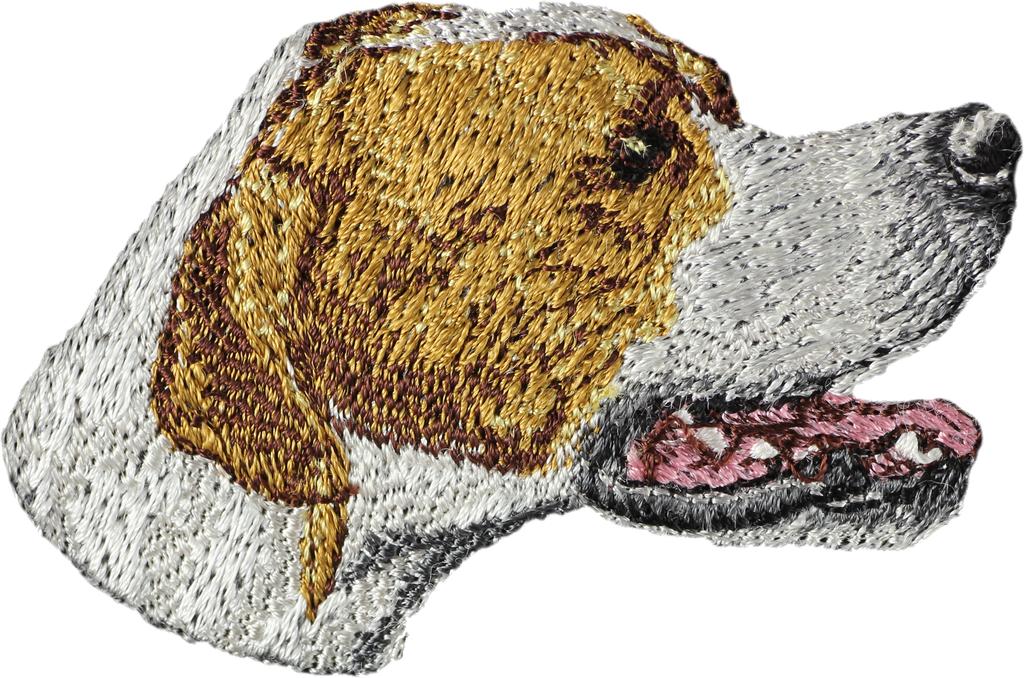 Pointer - Naszywka W Kształcie Psa, Haftowana Łatka, Unikatowa Ozdoba Do Plecaka Marki Art-Dog