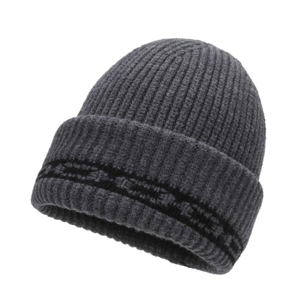 Keep Warm Knitted Skullies Wool Winter Beanie Hat Fashion Balaclava Hat  Outdoor