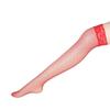 Women Sexy Mesh Net Stockings Female Sexy Fishnets Stockings Elastic Leggings Lace Top Hollow Fishnet Thigh High Socks Hosiery