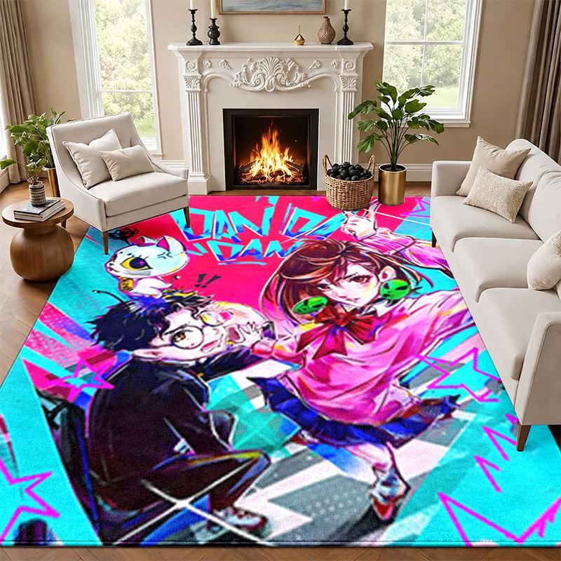 Dandadan Carpet Door Mat for Living Room or Bedroom Protective Mat Under Chair Office Decoration Christmas Gift Birthday Present