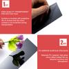 6PCS Pillar Post Cover Glossy Black Stylish Easy Installation Car Door Pillar Post Cover for Crown Victoria