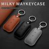 In Stock New Style PU Leather Car Key Cover for Geely Galaxy E5 Starship 7 EM-i L6 Fashionable Snap-on Design Factory Supply