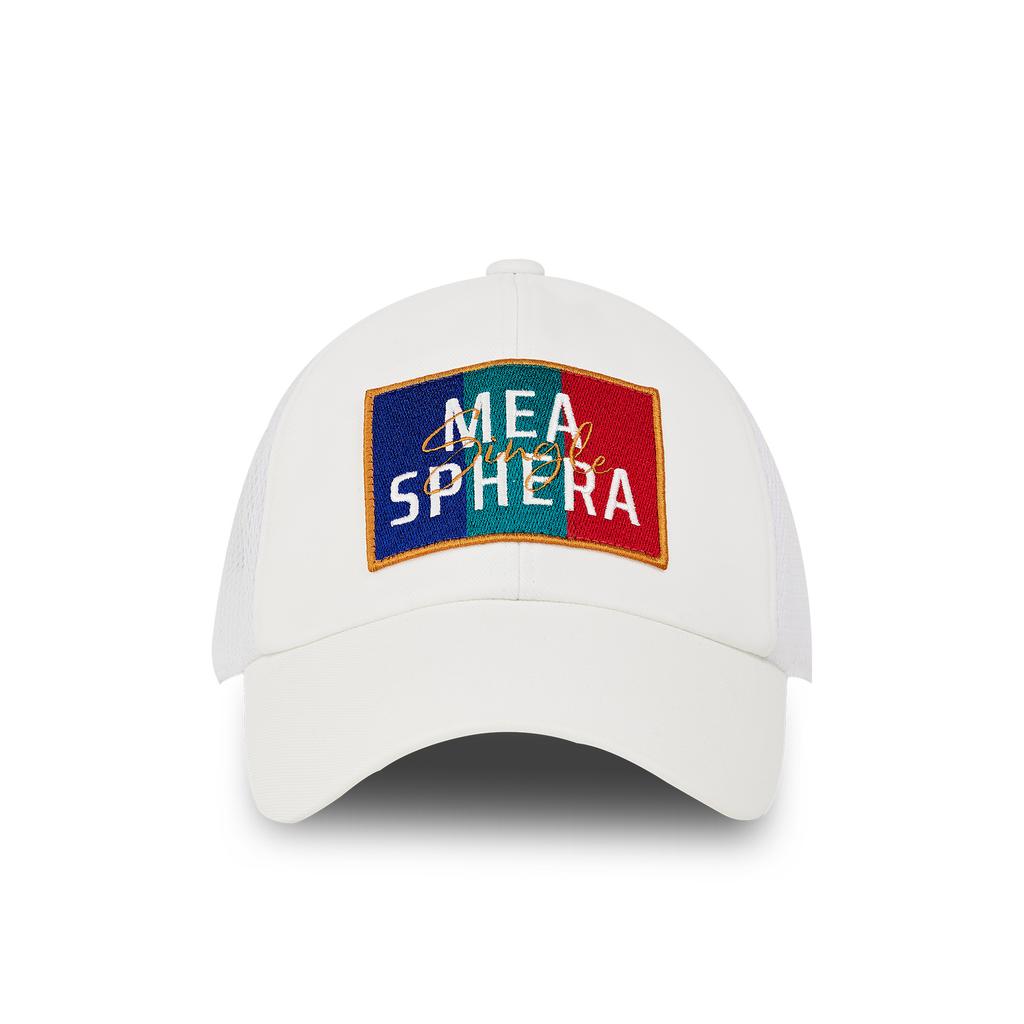 MEASPHERA Flag Patch Trucker Cap White
