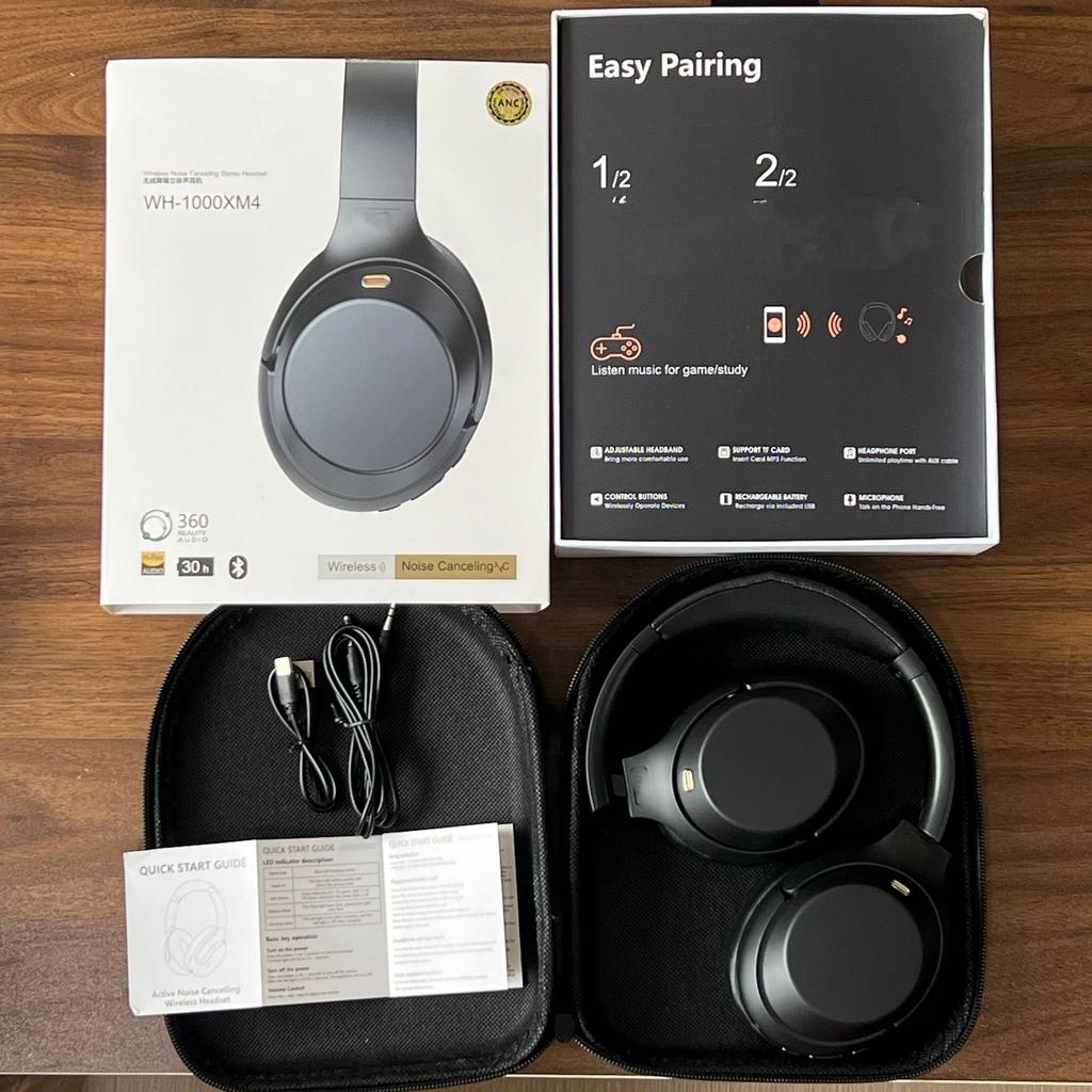 JYL TS Over-ear Bluetooth Headphones WH1000XM4 Active ANC Wireless Call Sport Rich Bass
