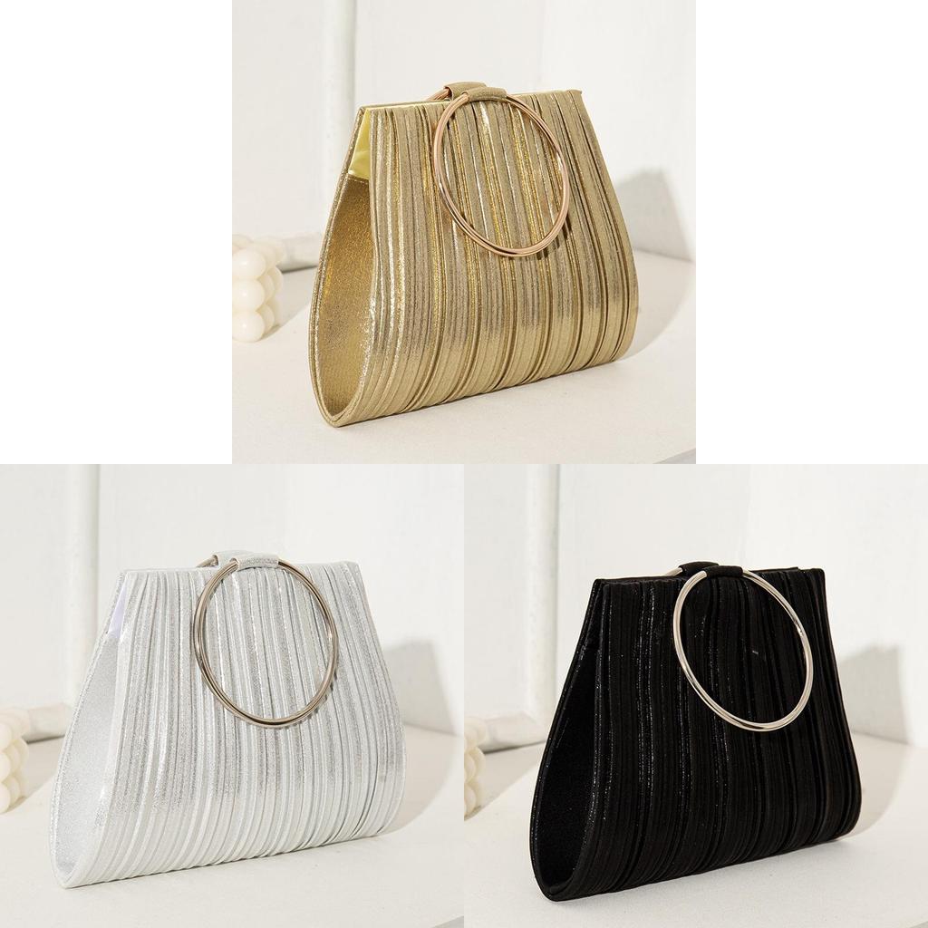 Pochette da Donna in PU con Design Pieghevole per Feste Serale e Uso Quotidiano