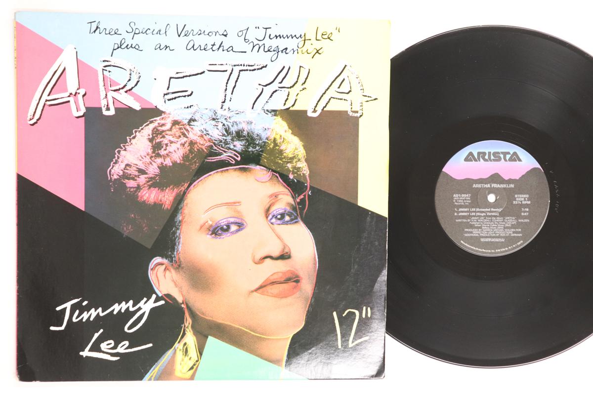 

12inch Record ARETHA FRANKLIN Jimmy Lee Aretha Mega Mix AD19547AD19547 Arista 1986 US SoulFunk Used