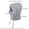 4 In 1 Thermal Balaclava Scarf Winter Windproof Hood Plush Neck Warmer Ski Face Mask for Outdoor Cold Weather Activities