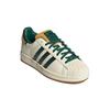 Adidas Originals Superstar 2 Leather Comfortable Versatile Fashion Trendy Low-Top Skate Shoes Unisex Sneakers White Green JQ6251