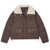 Fashion Women's Winter Jackets Faux Fur Collar Casual Thick Short Parkas Female Warm Coat