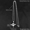 Lovely Devil Ray Fish Chain For Women Men Stainless Steel Silver Color Sea Marine Life Cute Animal Necklace Jewelry Gifts