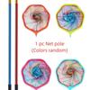 Retractable Design Pocket Fish Dip Net Non-Slip Handle Butterfly Nets  Outdoor Swimming