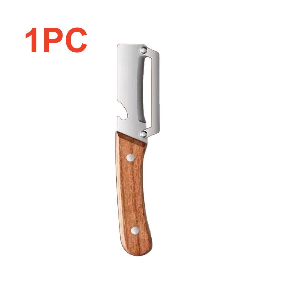 1/5pcs Stainless Steel Peeler Wooden Handle For Peeling Slicing Fruits Vegetables Smooth Operation Peeler Kitchen Accessories7