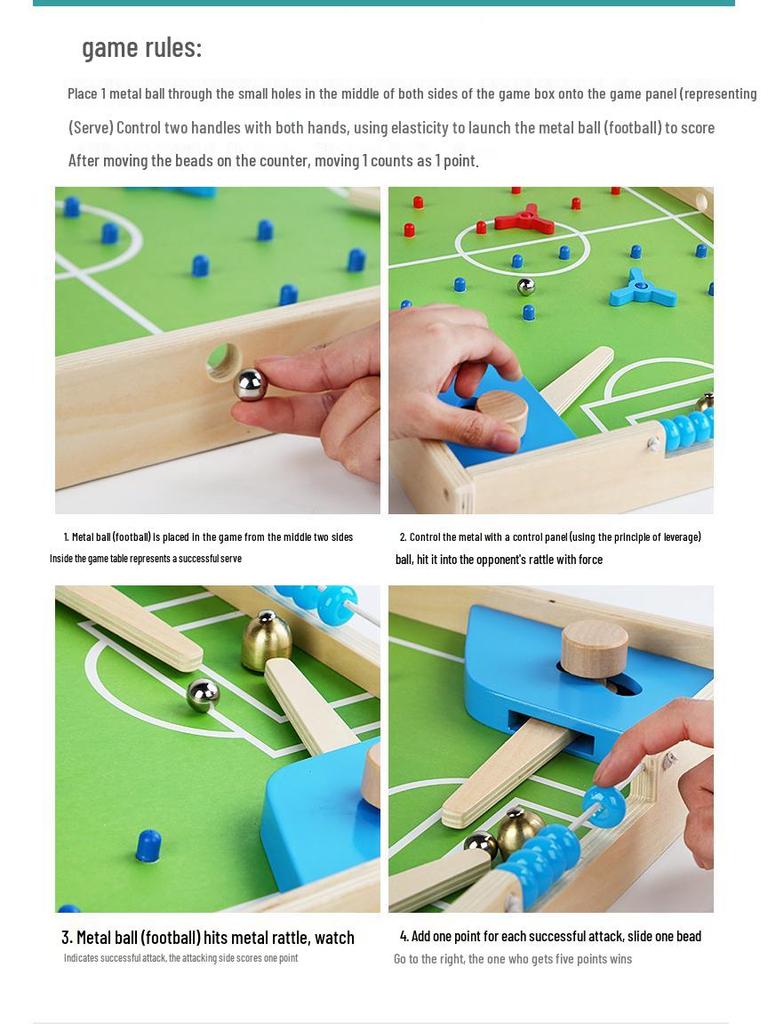 Interactive Parent-Child Educational Puzzle Game: Two-Player Multifunctional Football Toy for Boys and Girls