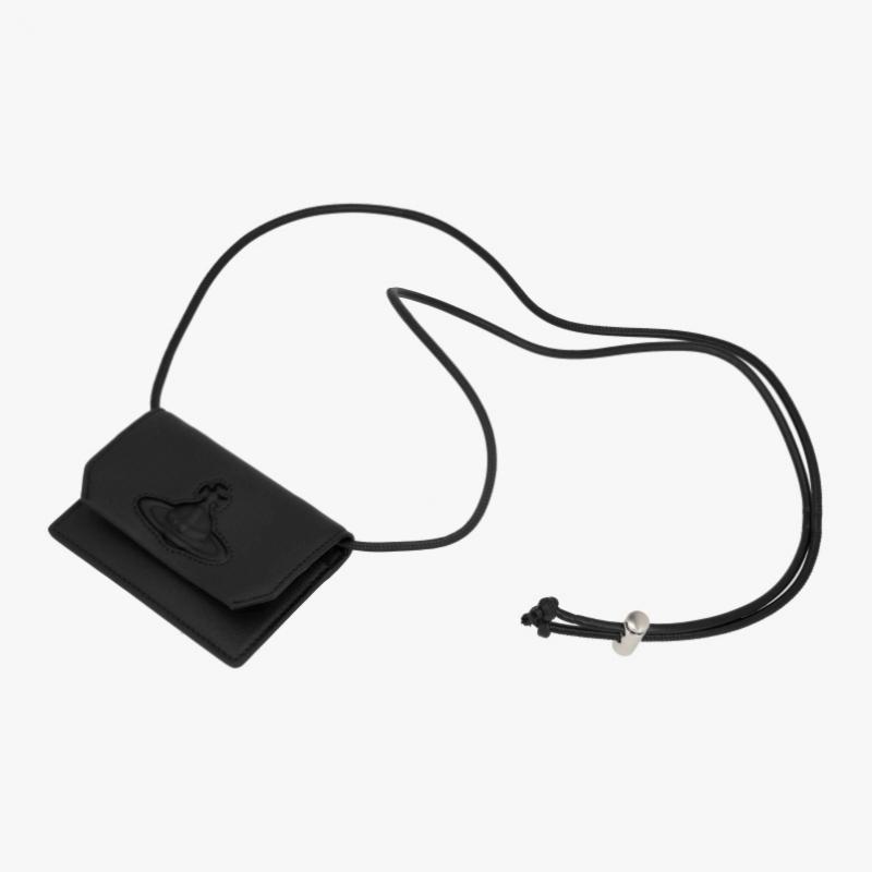 Vivienne Westwood Smooth Leather Strap Card Wallet 55020001u L001s N401