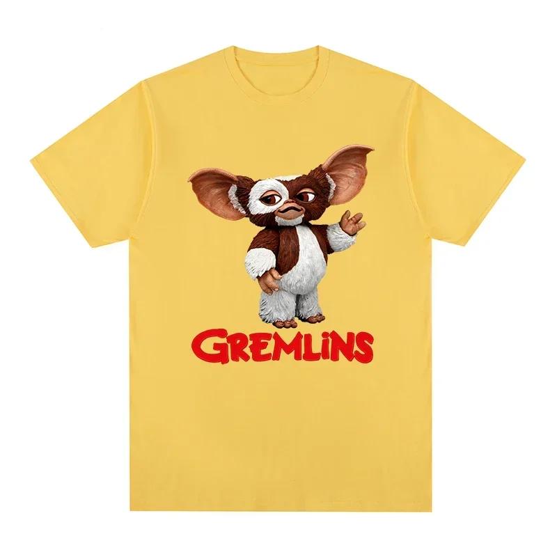 

Футболка унисекс Gremlins Gizmo Kawaii женская футболка с круглым вырезом новая футболка футболки женские топы с графикой женская одежда 4XL