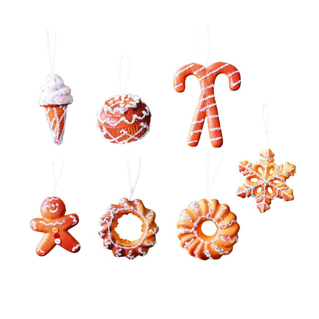 Christmas Tree Ornament Creative Cute Xmas Pendant Christmas Decoration Sweet for Birthday Festivals Holidays Home Themed Party