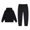 Li-Ning Hooded Versatile Long Sleeve Comfortable Sweatpants And Hoodie Set Unisex sets AWDUC41-1+AYKV829-1
