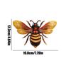 Bee Home Decor Metal Bee Wall Decor 3X Metal Decorations For Nursery Bathroom Kitchen Weather-Resistant Rust-Proof Sculptures