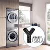 Multifuntional Various Outlet Laundry Drain Connector Y Shaped Splitter Plastic Texture Suitable for  Efficient Drainage