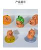 6pcs Cute Mini Capybara Figurine DIY Landscape Home Decor Ornament Dollhouse Miniature Fairy Garden Decoration Accessory Modern