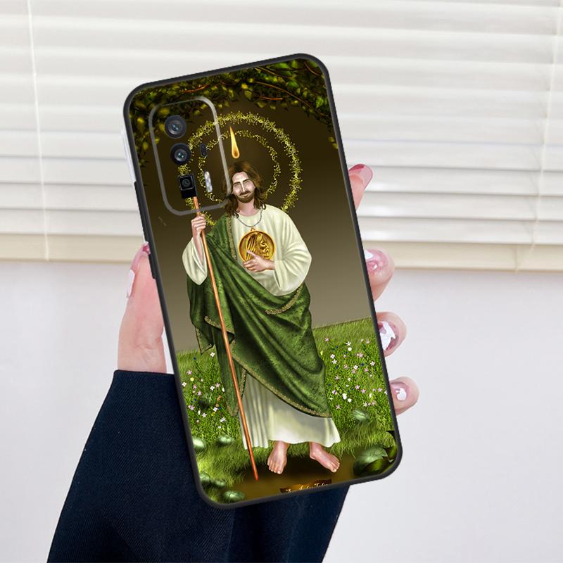 San Judas Tadeo Cover For Xiaomi 11T 12T 13T 14T Pro 13 14 15 Ultra POCO X7 X6 Pro X3 X5 F5 F6 M6 Pro Case
