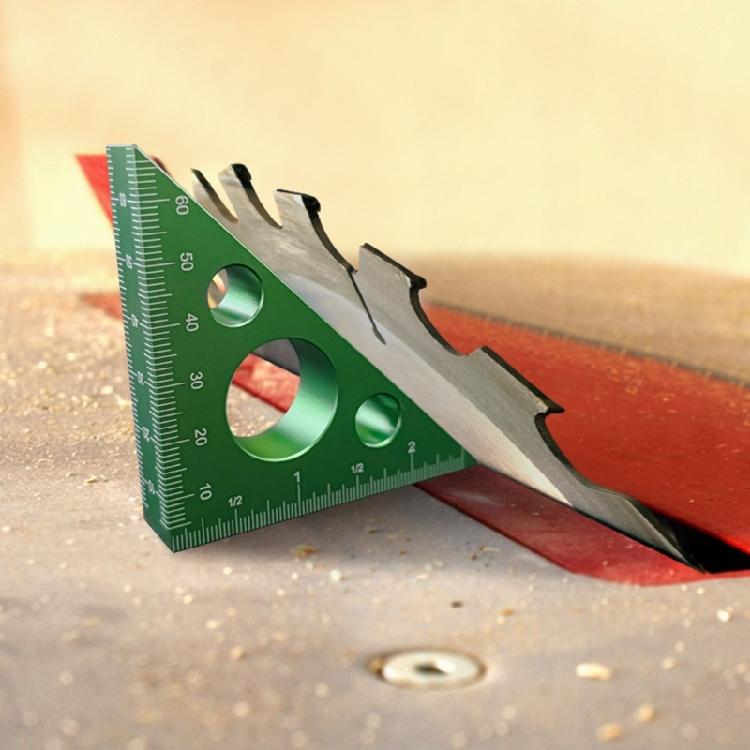 Triangle RulerProtractor Woodworking 45/90 Degree Right Angled Carpentry Square