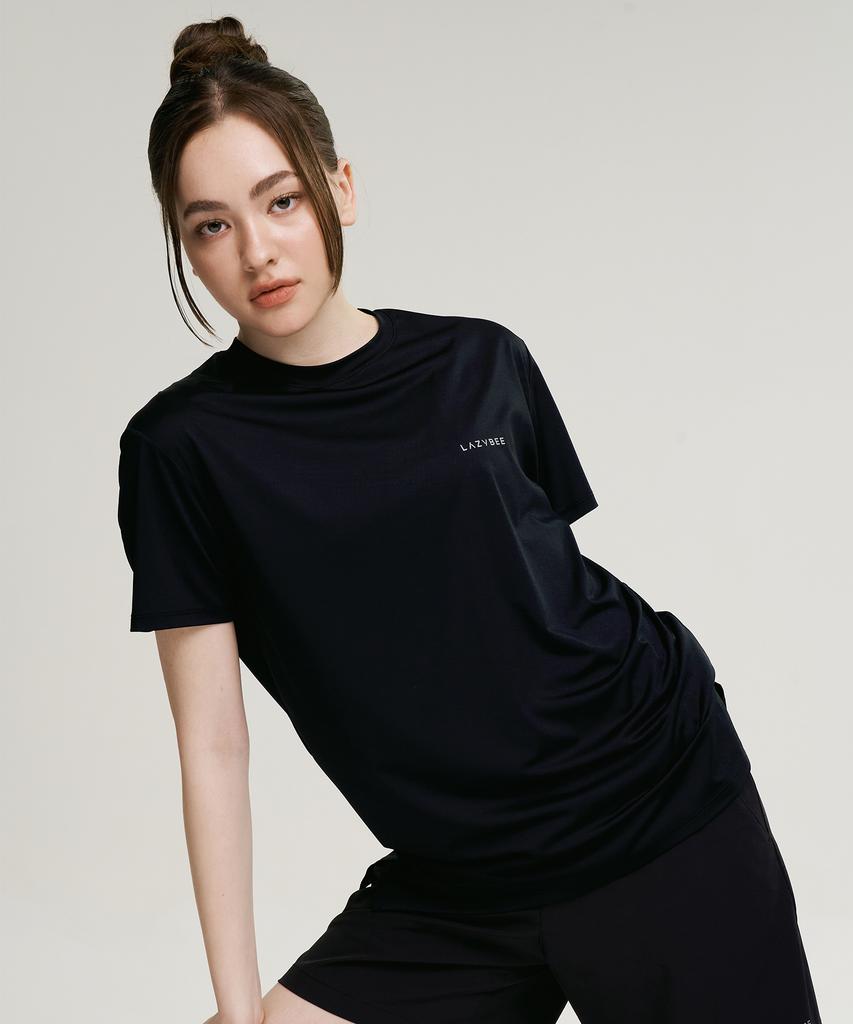 Leijibi Aero Touch Unisex Short Sleeve T-Shirt Standard Fit (Swim Running Gym) Short Sleeve W (4 Colors)