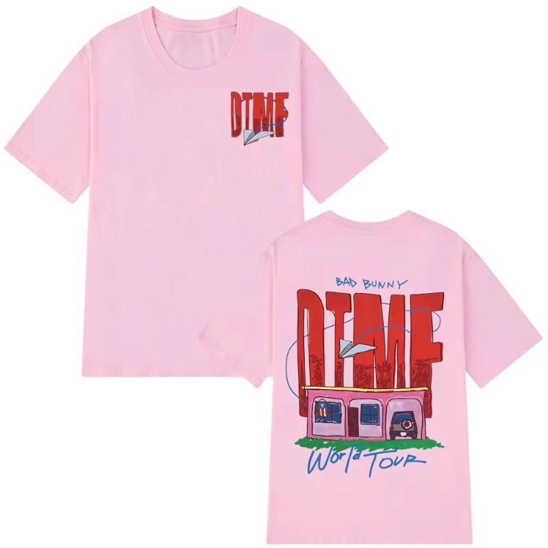 T-shirt Stampata Singer Bad Bunny DTMF World Tour 2026 AllSeason Cotone Puro Casual Streetwear T-shirt Unisex T-shirt Vintage