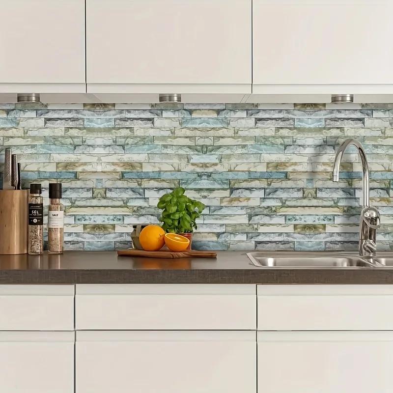 Peel and Stick Wallpaper Brick Removable Wallpaper 3D Effect Textured Self Adhesive Wall Paper for Bedroom Home Decor