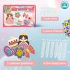 DIY Bead Pen Craft Kit Kids - Princess-Themed Sticker Art Set With 5 Or 10 Soft Silicone Templates Educational Handmade Toy