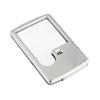 LED Card Type Magnifying Glass 3X 6X Reading Magnifying Jewellery Magnifying Glass  Elderly