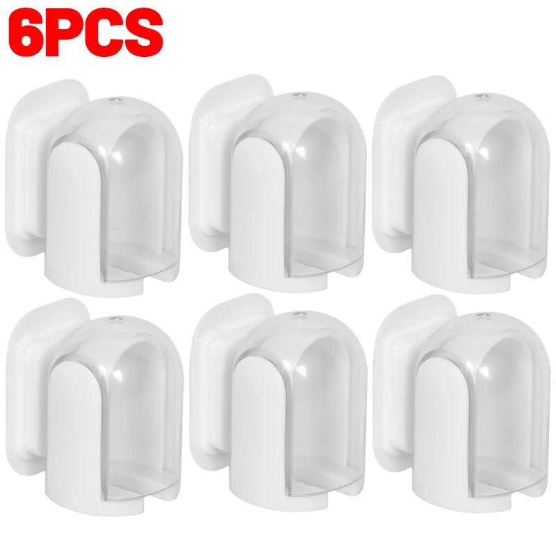 

1/10 шт. настенный держатель для зубных щеток без перфорации, подставка для хранения зубных щеток, водонепроницаемые держатели для органайзеров для ванной комнаты, аксессуары для ванной комнаты