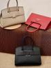 2025 Genuine Leather Women's Tote: Large Capacity, Simple Commute Handbag