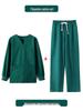 Unisex Short-Sleeve Surgical Gown and Long-Sleeve Workwear Scrub Set - Polyester/Cotton Blend