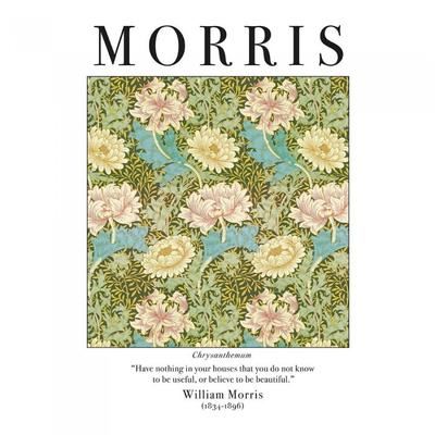 William Morris Chrysanthemendruck