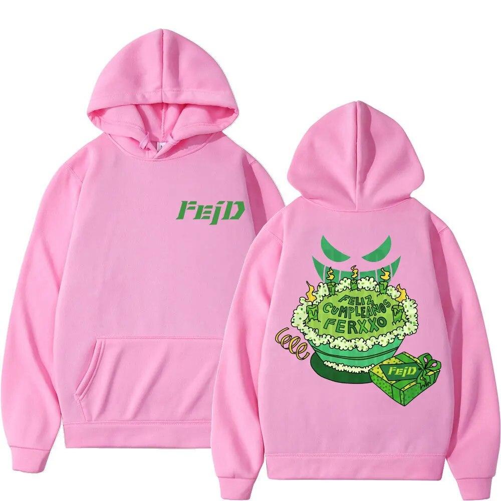 2023 Feid Ferxxo Album Tour Print Hoodie Unisex Women Fashion Aesthetics Sweatshirts Hip Hop Rap Oversized Hoodies Y2k Streetwear