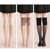 Women's Knee High Stockings for Air Conditioned Rooms Thin Seamless Over The Knee Long Stockings Cat Paw Pattern Anti Slip Anti Snagging Stockings