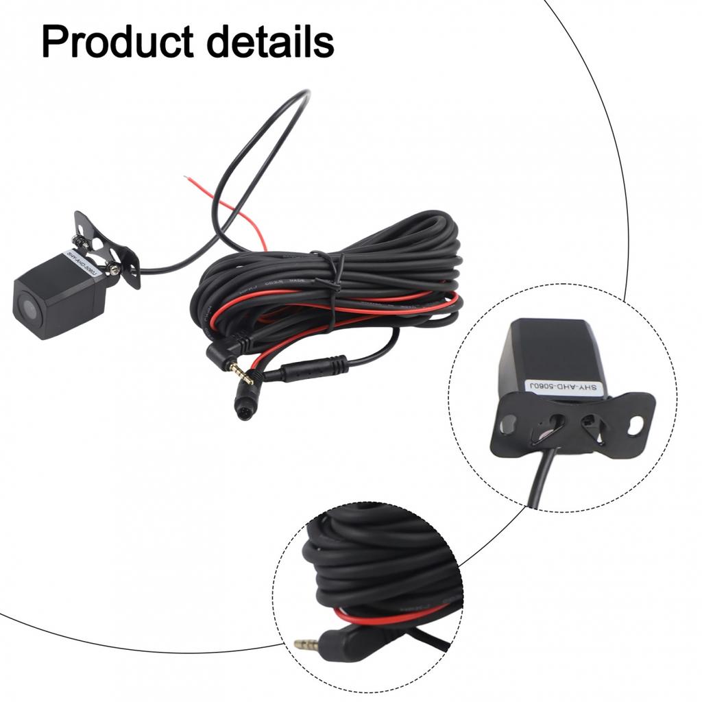 12V Power Supply 4 Pin Reversing Camera Car Rear View Camera DVR Parking Camera