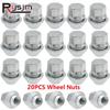 10 Pcs /20pcs M12x1.5 19MM Wheel Nuts For Ford Wheels Car Wheel Lug Bolts Nuts Alloy Steel Nuts Replacement